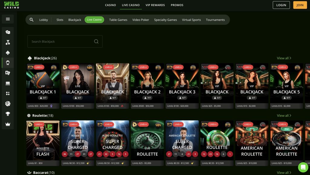 WildCasino New York Online Casino